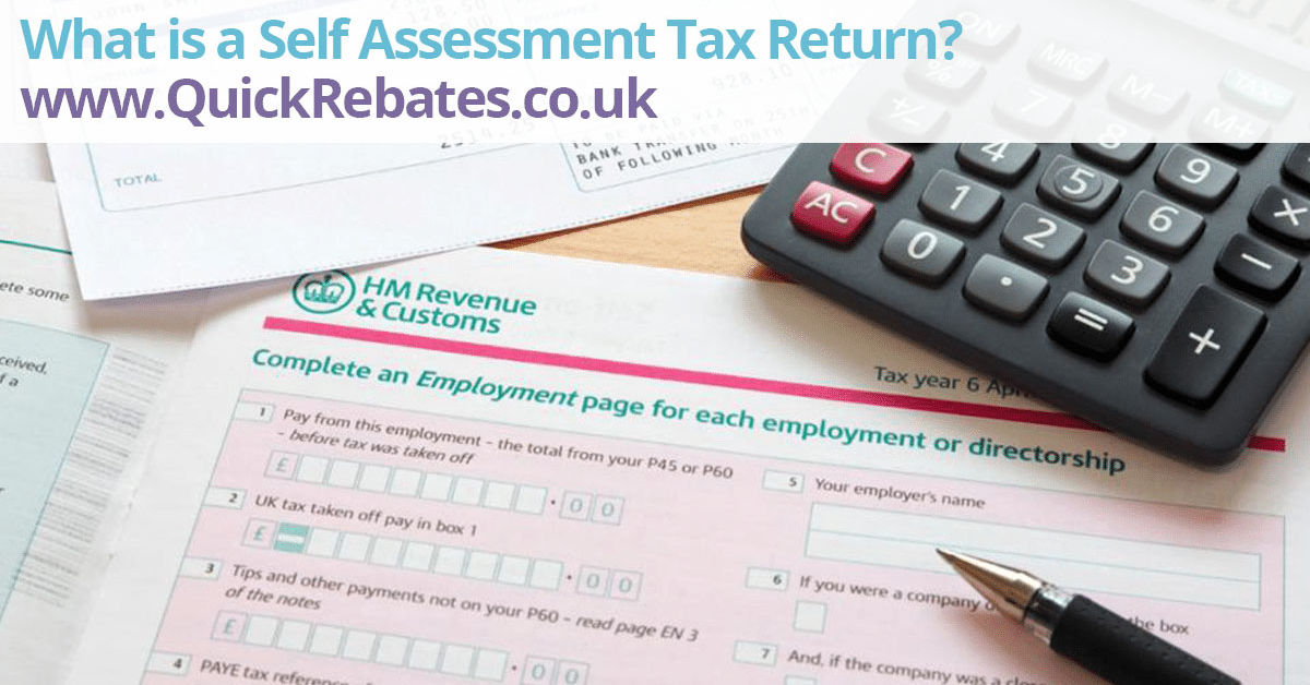 Self Assessment Tax Rebate Online