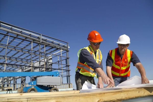 Construction Workers on site